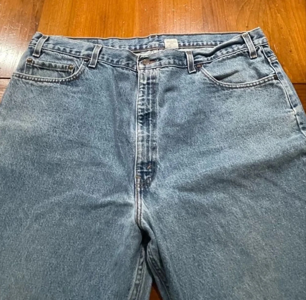 Levi's Vintage Mens Light Blue 100% Cotton Relaxed Fit Jeans Size 44 X 32 540 90